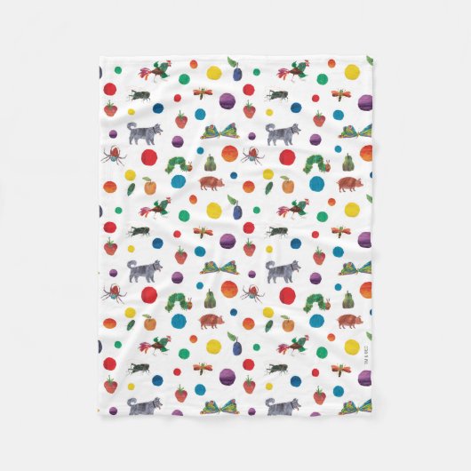 Eric Carle | Eric Carle Animals Pattern Fleece Deken (Voorkant)