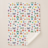Eric Carle | Eric Carle Animals Pattern Sherpa Deken (Voorkant)
