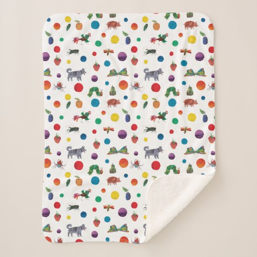 Eric Carle | Eric Carle Animals Pattern Sherpa Deken (Voorkant)