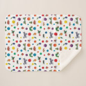 Eric Carle | Eric Carle Animals Pattern Sherpa Deken (Voorkant (horizontaal))