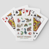 Eric Carle | Forest Friends blij samen te spelen Pokerkaarten (Achterkant)