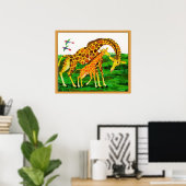 Eric Carle - Giraffe Poster (Thuiskantoor)