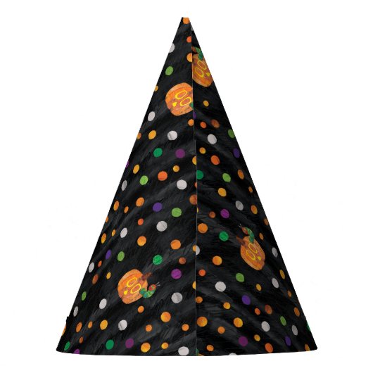 Eric Carle | Halloween polka dot patroon Feesthoedjes (Achterkant)