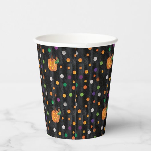 Eric Carle | Halloween polka dot patroon Papieren Bekers (Rechts)