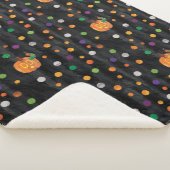 Eric Carle | Halloween polka dot patroon Sherpa Deken (3/4)