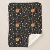 Eric Carle | Halloween polka dot patroon Sherpa Deken (Voorkant)