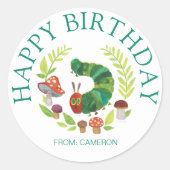 Eric Carle | Happy Birthday Gift Label (Voorkant)