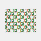 Eric Carle: Het zeer hongerige rups patroon Fleece Deken (Voorkant (Horizontaal))