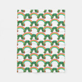 Eric Carle: Het zeer hongerige rups patroon Fleece Deken (Voorkant)