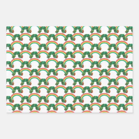 Eric Carle | Het zeer hongerige rups patroon Inpakpapier Vel (Voorkant 2)