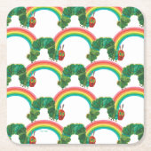 Eric Carle | Het zeer hongerige rups patroon Kartonnen Onderzetters (Voorkant)