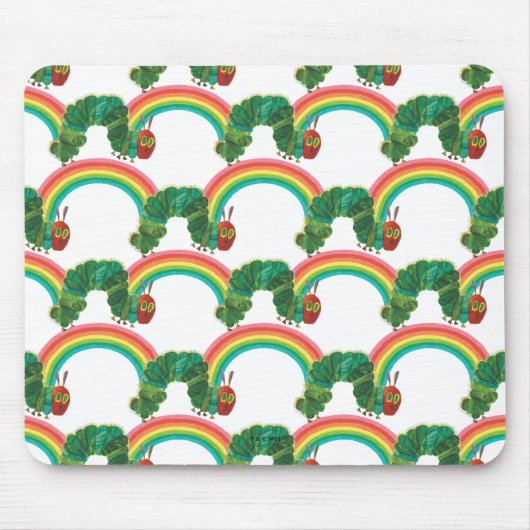 Eric Carle: Het zeer hongerige rups patroon Muismat (Voorkant)