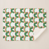 Eric Carle: Het zeer hongerige rups patroon Sherpa Deken (Voorkant (horizontaal))