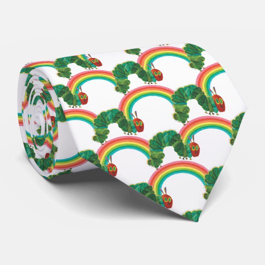 Eric Carle | Het zeer hongerige rups patroon Stropdas (Opgerold)