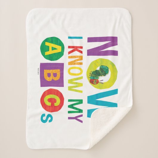 Eric Carle: Ik ken mijn ABC Sherpa Deken (Voorkant)