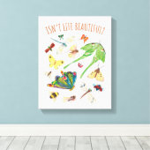 Eric Carle | Is het leven niet mooi Canvas Afdruk (Insitu (Houten vloer))