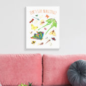 Eric Carle | Is het leven niet mooi Canvas Afdruk (Insitu (Woonkamer))