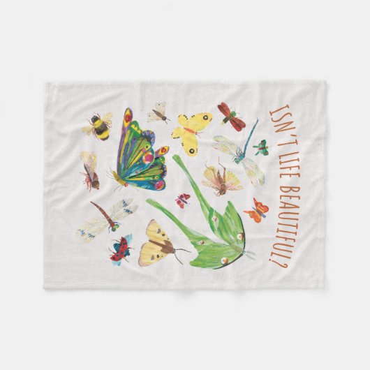 Eric Carle | Is het leven niet mooi? Fleece Deken (Voorkant (Horizontaal))