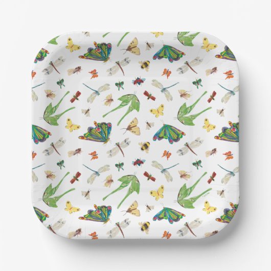 Eric Carle | Is het leven niet mooi? Patroon Papieren Bordje (Voorkant)