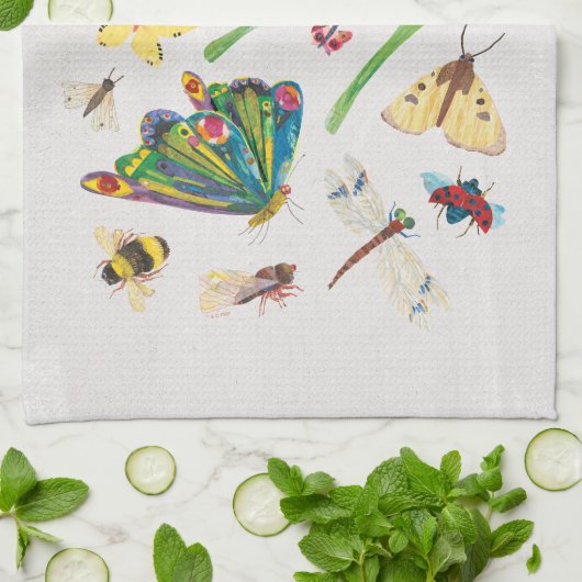 Eric Carle | Is het leven niet mooi? Theedoek (Gevouwen)