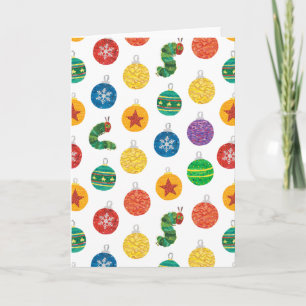 Eric Carle Kerstpatroon voor rupsjes Kaart