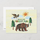 Eric Carle | Klaar voor Forest Fun Briefkaart (Voorkant / Achterkant)