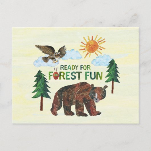 Eric Carle | Klaar voor Forest Fun Briefkaart (Voorkant)