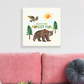 Eric Carle | Klaar voor Forest Fun Canvas Afdruk (Insitu (Woonkamer))