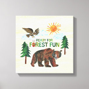 Eric Carle   Klaar voor Forest Fun Canvas Afdruk