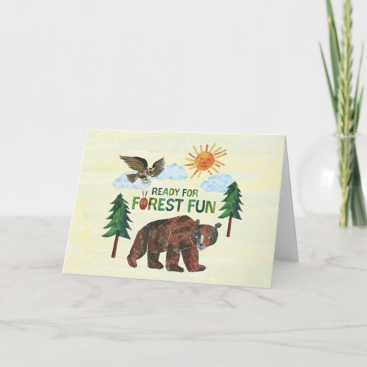 Eric Carle | Klaar voor Forest Fun Kaart (Voorkant)
