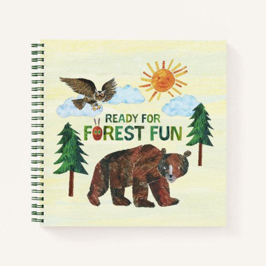 Eric Carle | Klaar voor Forest Fun Notitieboek (Voorkant)