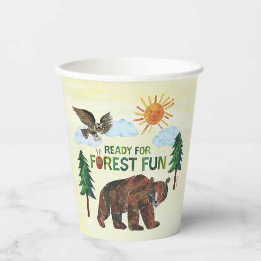 Eric Carle | Klaar voor Forest Fun Papieren Bekers (Voorkant)