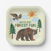 Eric Carle | Klaar voor Forest Fun Papieren Bordje (Voorkant)