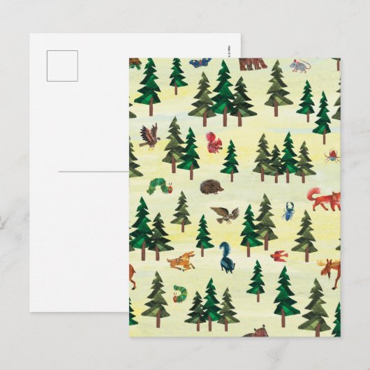 Eric Carle | Klaar voor Forest Fun Pattern Briefkaart (Voorkant / Achterkant)
