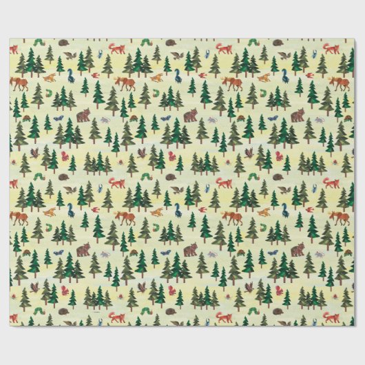 Eric Carle | Klaar voor Forest Fun Pattern Cadeaupapier (Vlak)