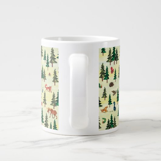 Eric Carle | Klaar voor Forest Fun Pattern Grote Koffiekop (Achterkant)