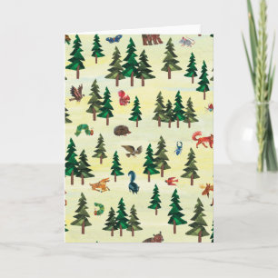 Eric Carle Klaar voor Forest Fun Pattern Kaart