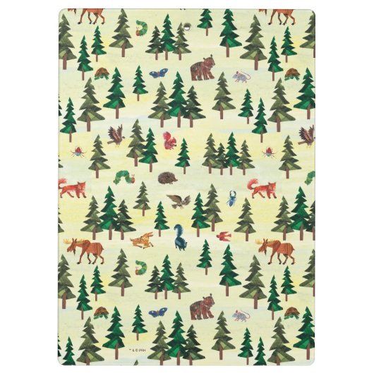 Eric Carle | Klaar voor Forest Fun Pattern Klembord (Achterkant)