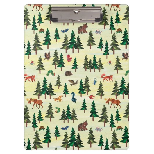Eric Carle | Klaar voor Forest Fun Pattern Klembord (Voorkant)