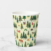 Eric Carle | Klaar voor Forest Fun Pattern Papieren Bekers (Achterkant)