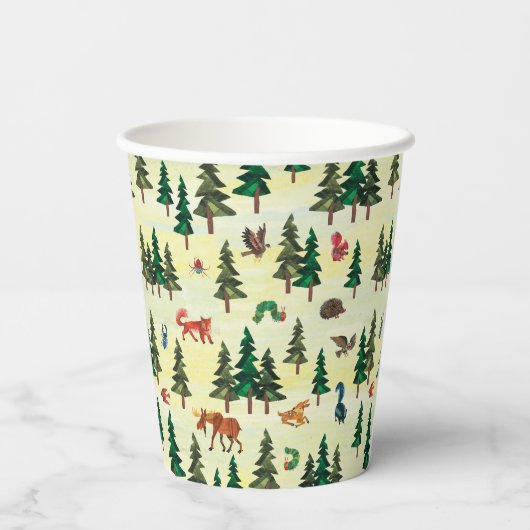 Eric Carle | Klaar voor Forest Fun Pattern Papieren Bekers (Achterkant)