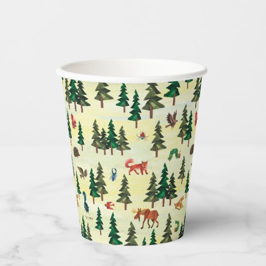 Eric Carle | Klaar voor Forest Fun Pattern Papieren Bekers (Voorkant)