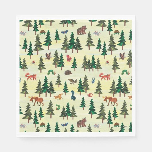 Eric Carle | Klaar voor Forest Fun Pattern Servet (Voorkant)
