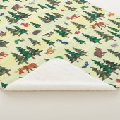 Eric Carle | Klaar voor Forest Fun Pattern Sherpa Deken (3/4)