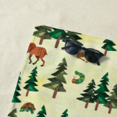Eric Carle | Klaar voor Forest Fun Pattern Strandlaken (In situ)