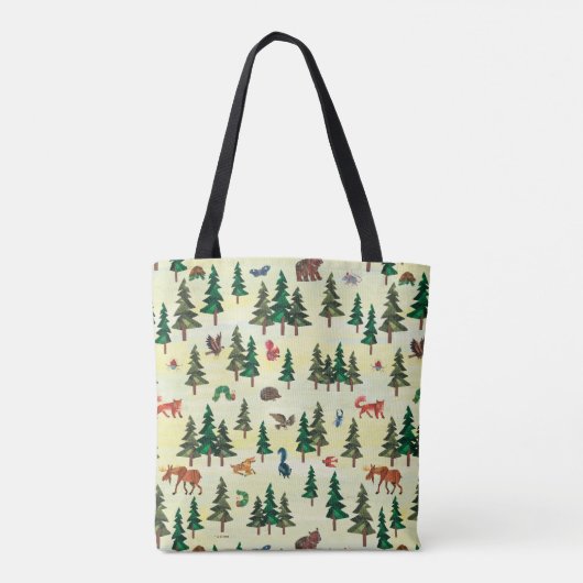 Eric Carle | Klaar voor Forest Fun Pattern Tote Bag (Achterkant)