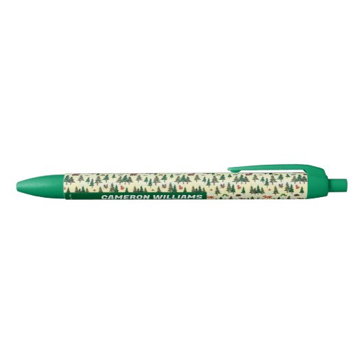 Eric Carle | Klaar voor Forest Fun Pattern Zwarte Inkt Pen (Bovenkant)