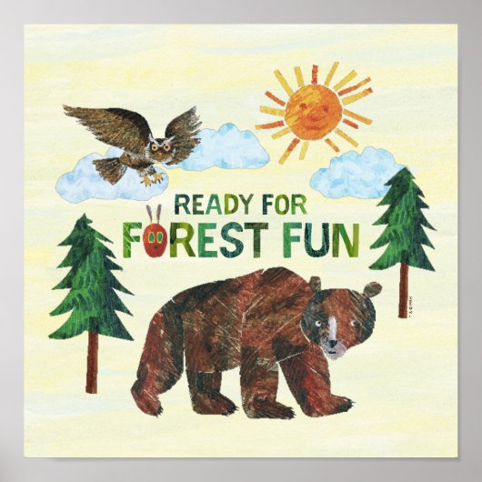Eric Carle | Klaar voor Forest Fun Poster (Voorkant)