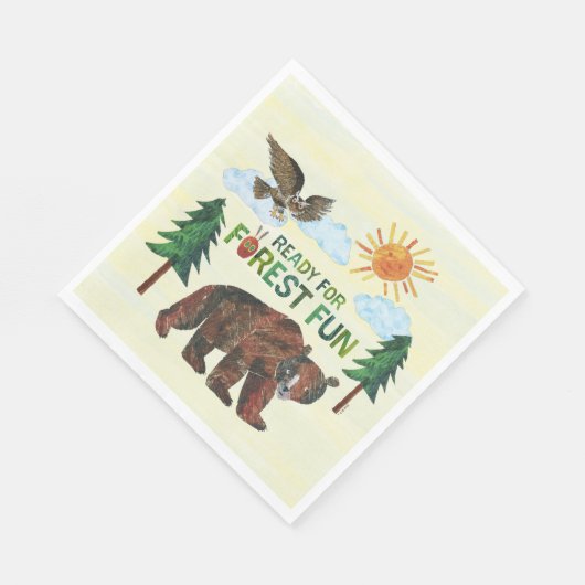 Eric Carle | Klaar voor Forest Fun Servet (Hoek)