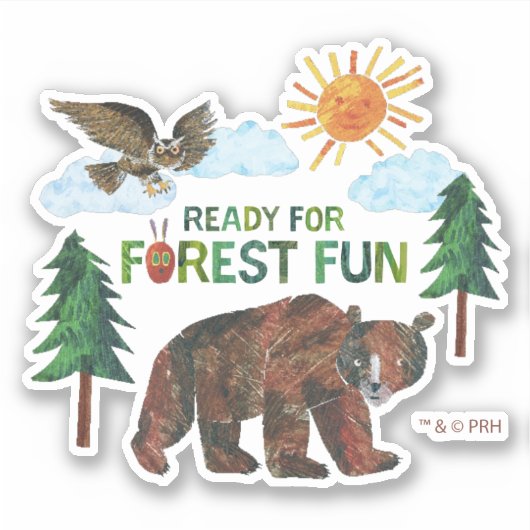 Eric Carle | Klaar voor Forest Fun Sticker (Voorkant)